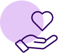 Care Icon Hand And Heart